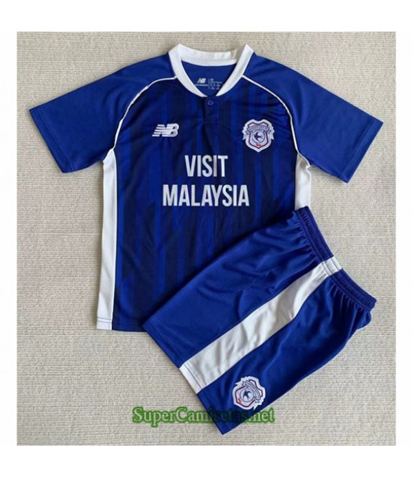 Tailandia Primera Equipacion Camiseta Cardiff City Niño 2023/24