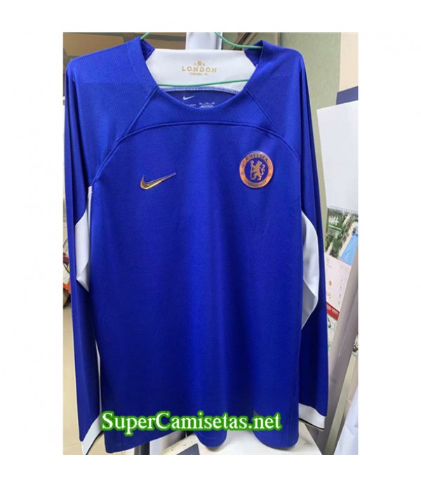 Tailandia Primera Equipacion Camiseta Chelsea Manga Larga 2023/24