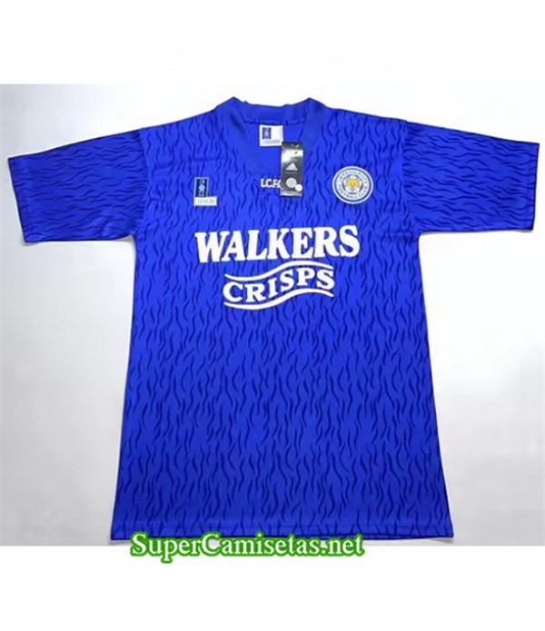 Tailandia Primera Equipacion Camiseta Clasicas Leicester City Hombre 1992 94