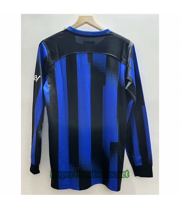 Tailandia Primera Equipacion Camiseta Inter Milan Manga Larga 2023/24