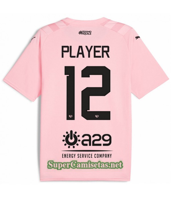 Tailandia Primera Equipacion Camiseta Palermo Rosa 2023/24