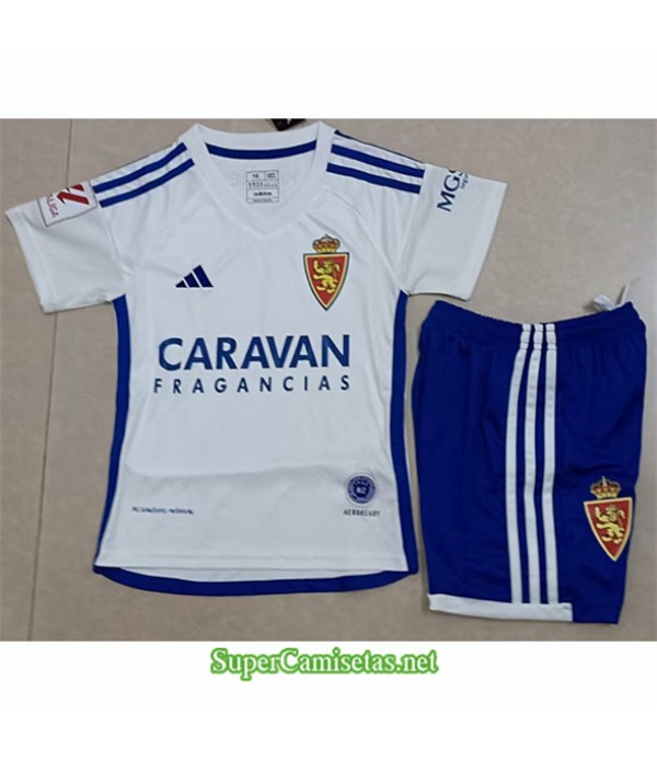 Tailandia Primera Equipacion Camiseta Real Zaragoza Niño 2023/24