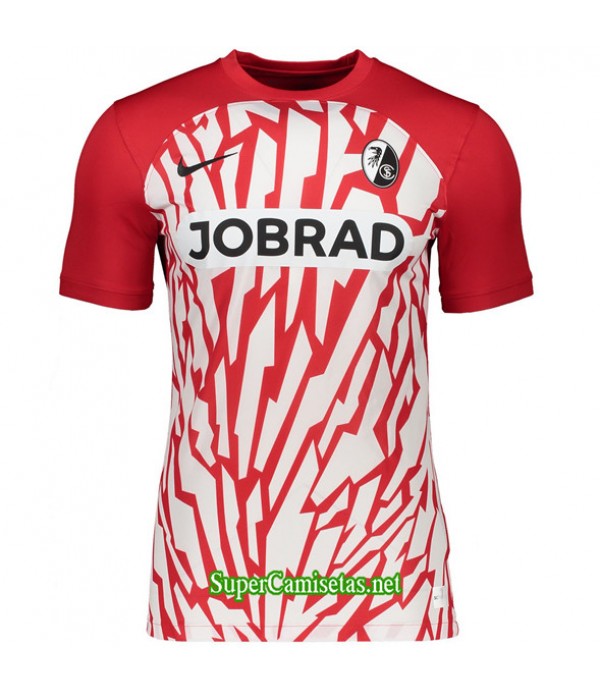 Tailandia Primera Equipacion Camiseta Sc Freiburg Rojo/blanco 2023/24
