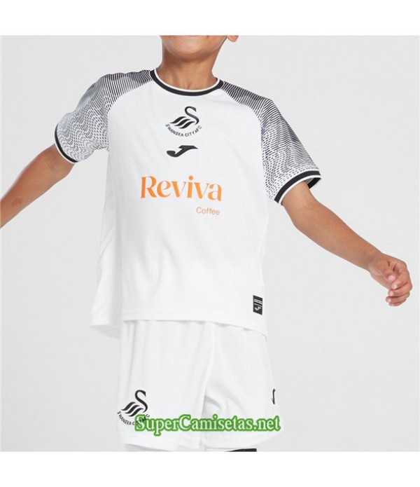Tailandia Primera Equipacion Camiseta Swansea City Niño 2023/24