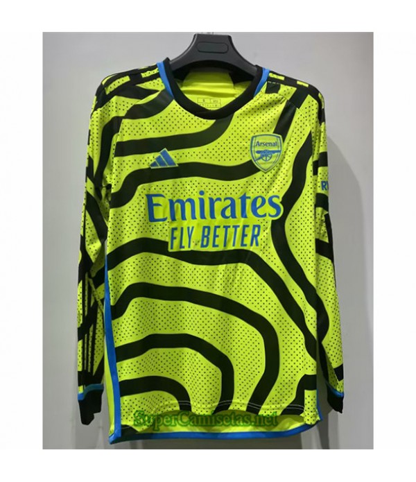 Tailandia Segunda Equipacion Camiseta Arsenal Mang...