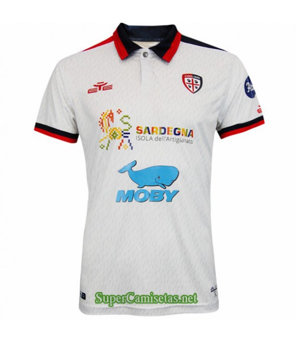 Tailandia Segunda Equipacion Camiseta Cagliari Blanco 2023/24