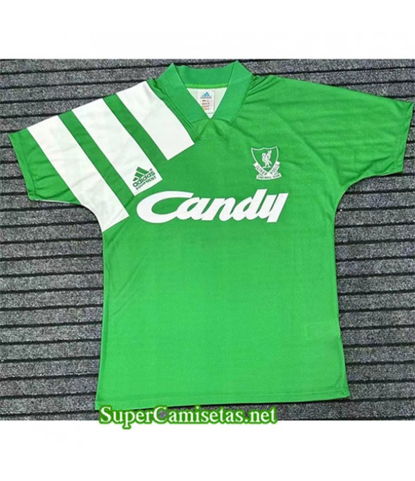 Tailandia Segunda Equipacion Camiseta Clasicas Liverpool Hombre 1992