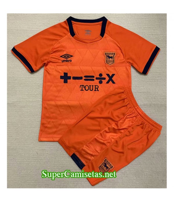 Tailandia Segunda Equipacion Camiseta Ipswich Town Niño 2023/24