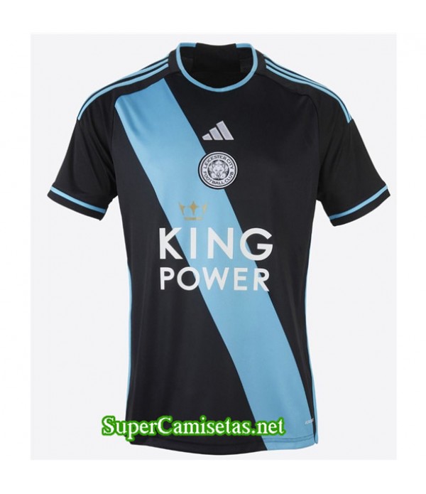 Tailandia Segunda Equipacion Camiseta Leicester City Negro 2023/24