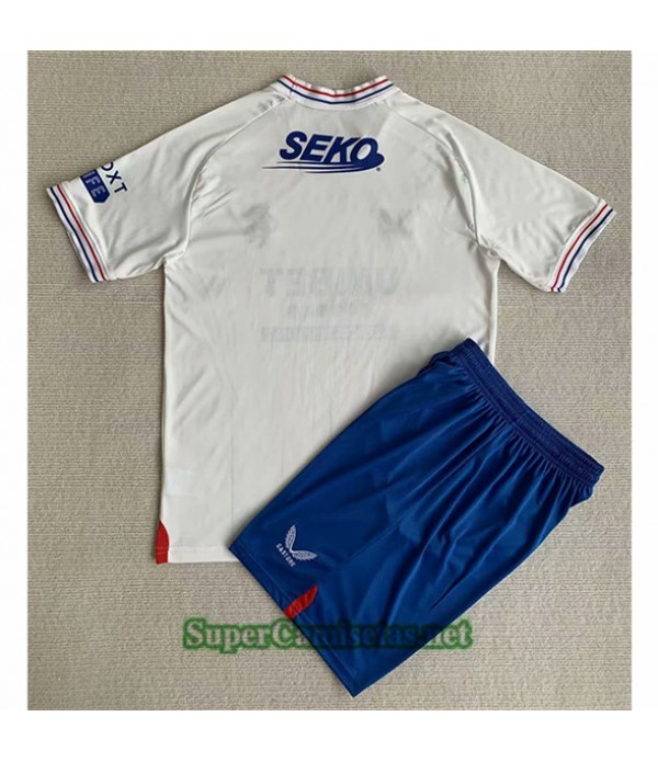 Tailandia Segunda Equipacion Camiseta Rangers Niño 2023/24