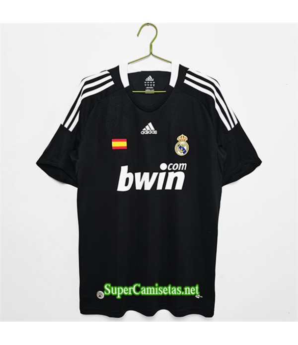Tailandia Tercera Equipacion Camiseta Clasicas Real Madrid Hombre 2008 09