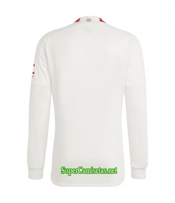 Tailandia Tercera Equipacion Camiseta Manchester United Manga Larga 2023/24