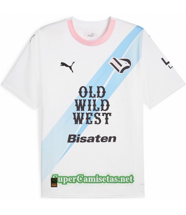 Tailandia Tercera Equipacion Camiseta Palermo Blanco 2023/24