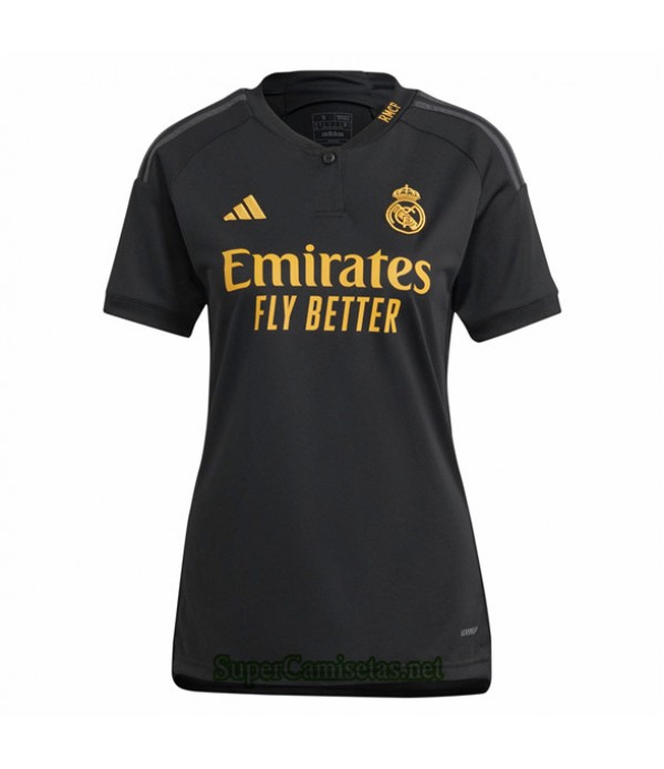 Tailandia Tercera Equipacion Camiseta Real Madrid Mujer 2023/24
