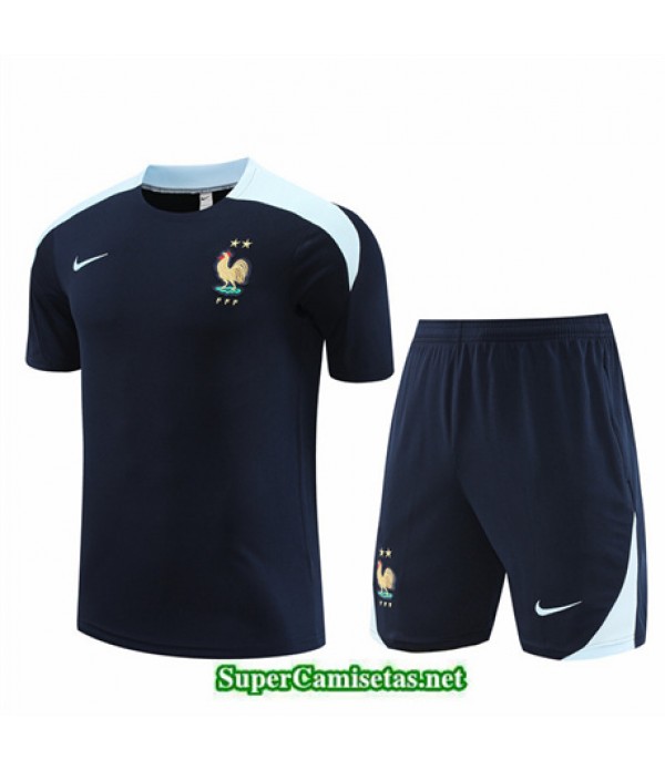 Tailandia Camiseta Kit De Entrenamiento Francia Azul Real 2024