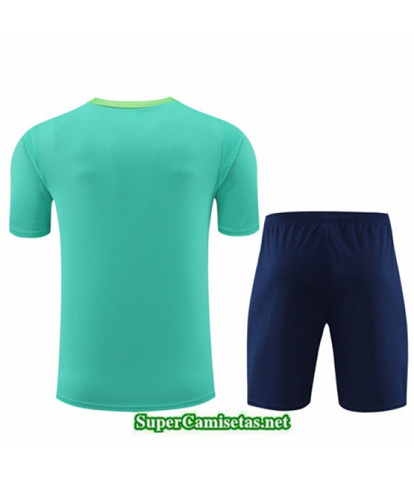 Tailandia Camiseta Kit De Entrenamiento Niño Brasil Verde 2024