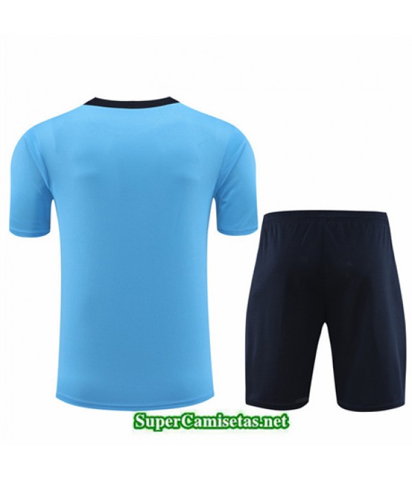 Tailandia Camiseta Kit De Entrenamiento Niño Chelsea Azul Claro 2024