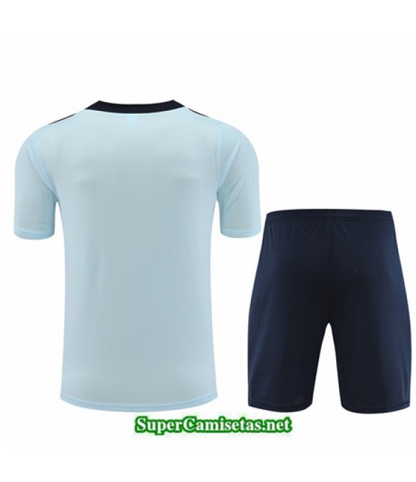 Tailandia Camiseta Kit De Entrenamiento Niño Francia Azul Claro 2024