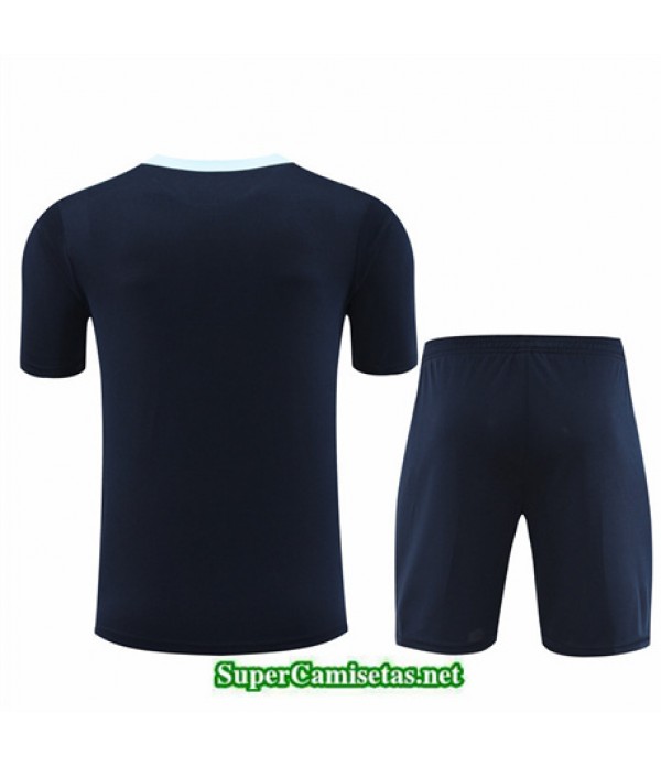 Tailandia Camiseta Kit De Entrenamiento Niño Francia Azul Real 2024