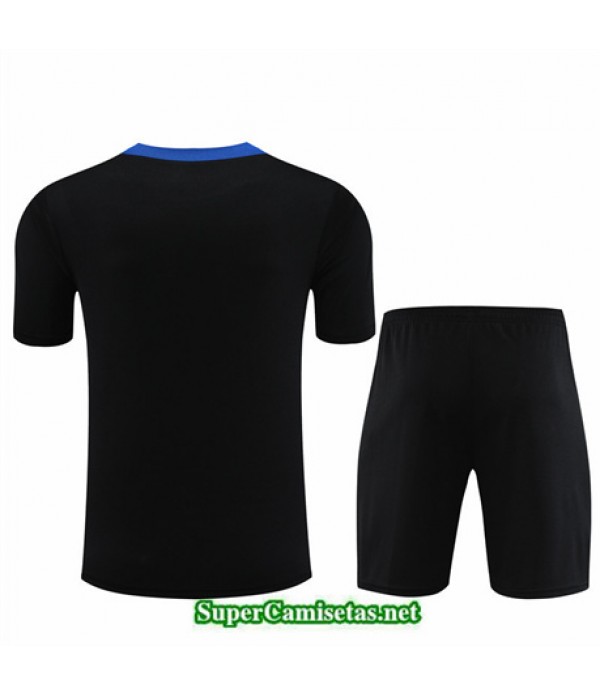 Tailandia Camiseta Kit De Entrenamiento Niño Inter Milan Chándal Negro 2024