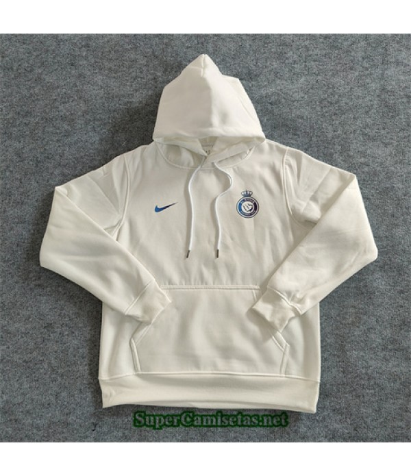 Tailandia Chaqueta Sudadera Con Capucha Al Nassr Doudoune Blanco 2024