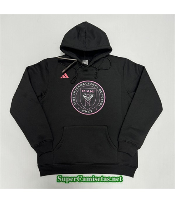 Tailandia Chaqueta Sudadera Con Capucha Inter Miami Negro 2024