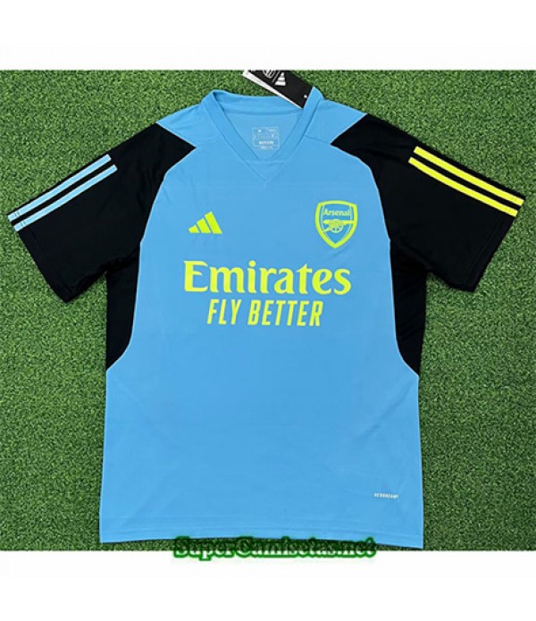 Tailandia Equipacion Camiseta Arsenal Training Azul 2023