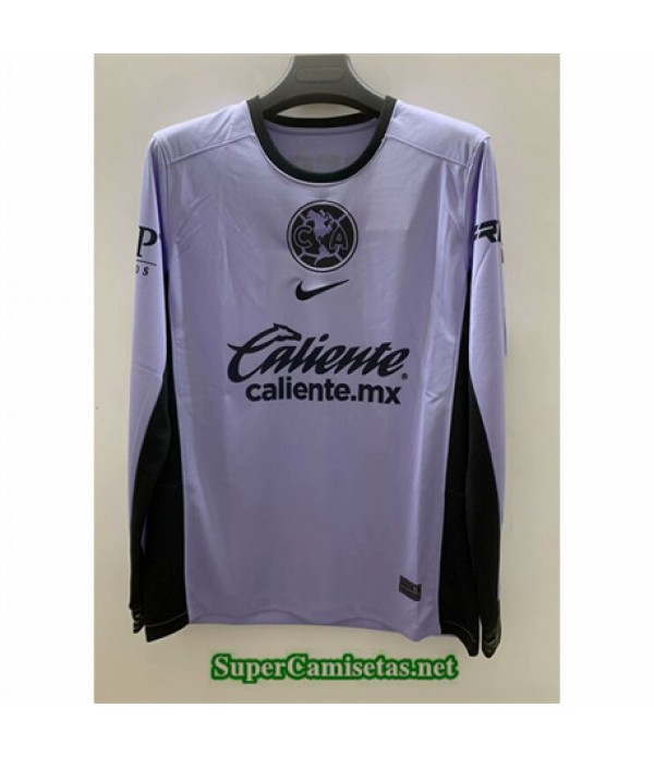 Tailandia Equipacion Camiseta Cf América Púrpura Manga Larga 2024