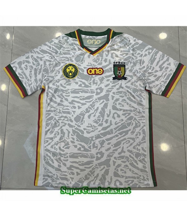 Tailandia Equipacion Camiseta Camerún Edición Especial Blanco 2024