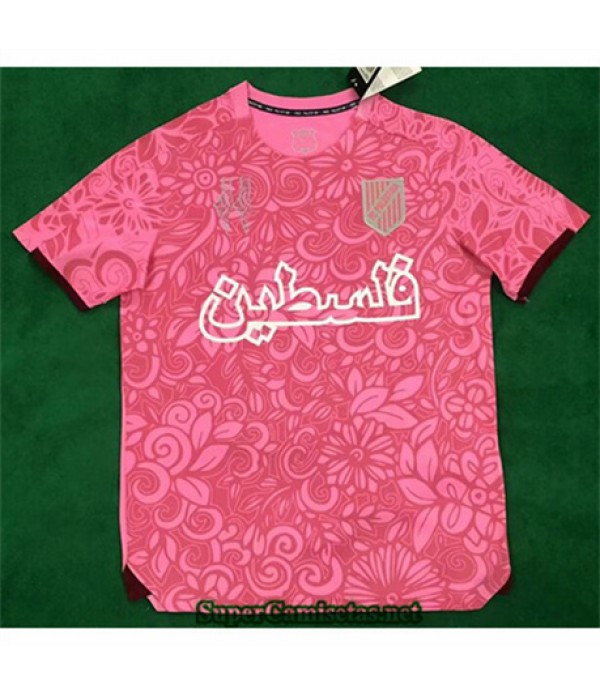 Tailandia Equipacion Camiseta Japon Palestina Rosa 2024