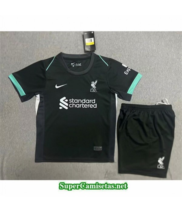 Tailandia Equipacion Camiseta Liverpool Niño Negro 2024