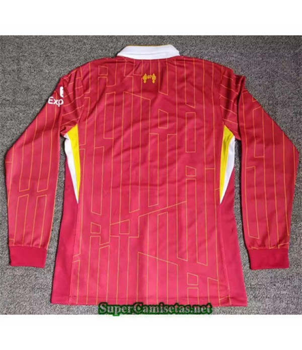 Tailandia Equipacion Camiseta Liverpool Rojo Manga Larga 2024