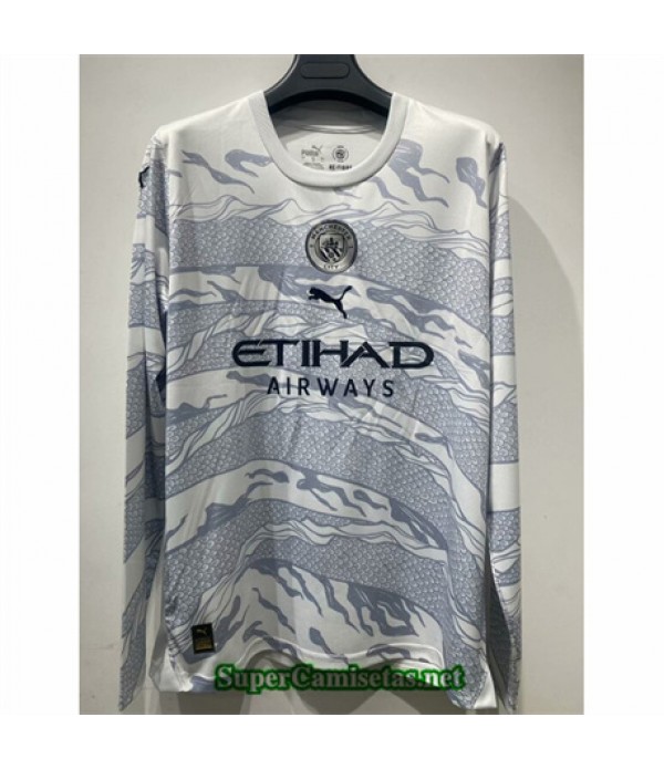 Tailandia Equipacion Camiseta Manchester City Especial Manga Larga Edition 2023