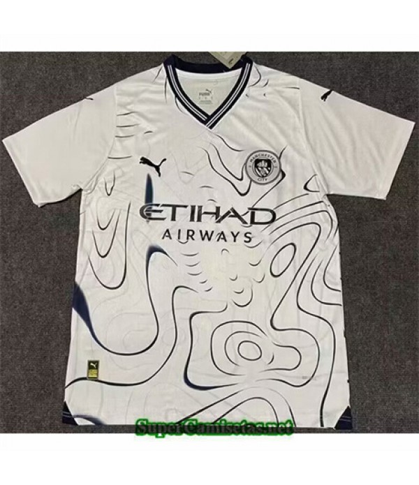 Tailandia Equipacion Camiseta Manchester City Especial Blanco 2024