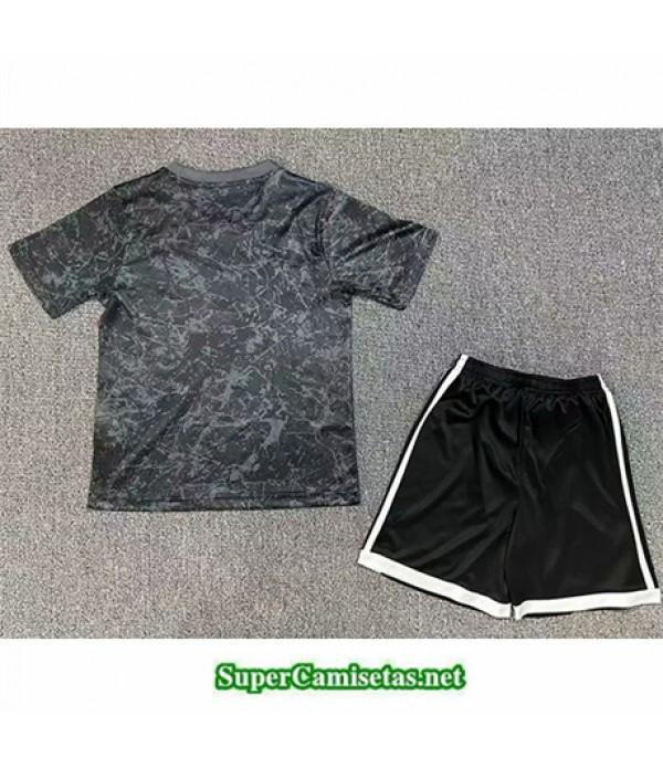 Tailandia Equipacion Camiseta Manchester United Niño Stone Rose/gris 2024
