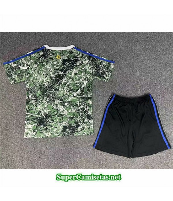 Tailandia Equipacion Camiseta Manchester United Niño Co Signed Verde/gris 2024