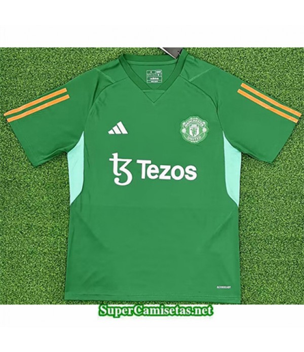 Tailandia Equipacion Camiseta Manchester United Verde 2023