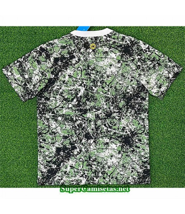 Tailandia Equipacion Camiseta Manchester United Co Signed Verde/gris 2024