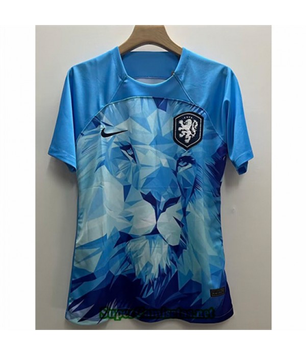 Tailandia Equipacion Camiseta Países Bajos Azul 2024