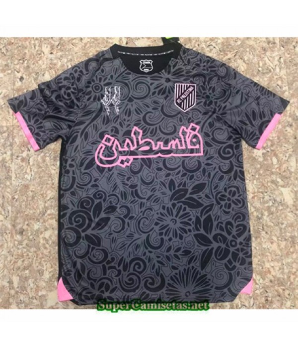 Tailandia Equipacion Camiseta Palestina Camouflage Gris/negro 2024