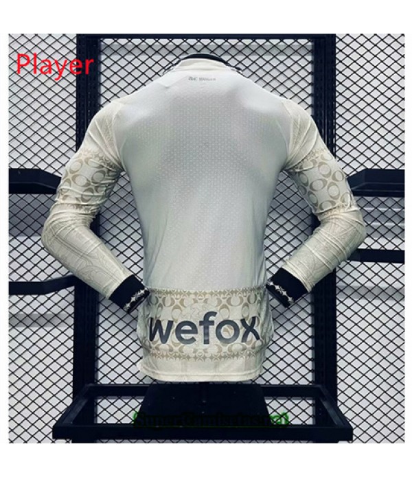 Tailandia Equipacion Camiseta Player Ac Milan Special Manica Lunga Blanco 2024