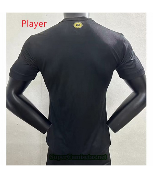 Tailandia Equipacion Camiseta Player Argentina Training Negro 2023