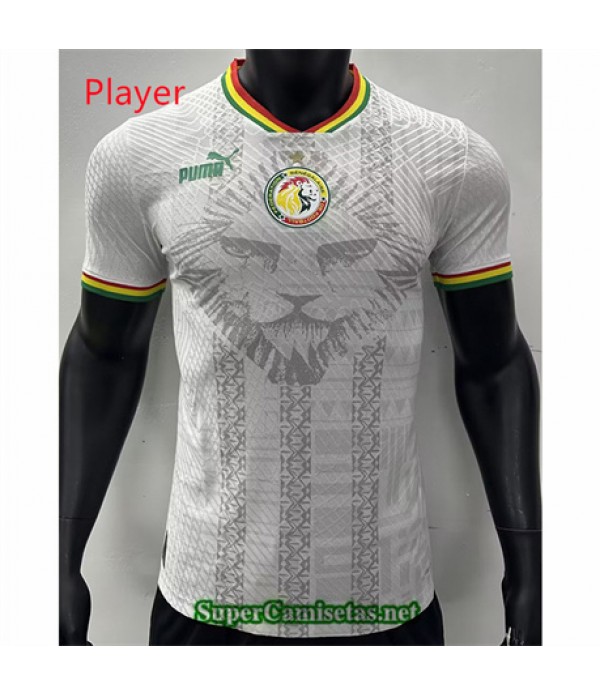 Tailandia Equipacion Camiseta Player Senegal Blanc...