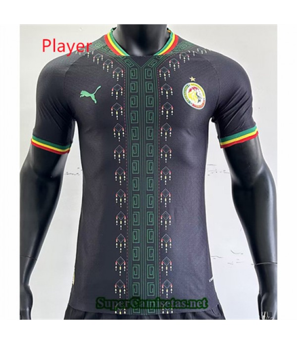 Tailandia Equipacion Camiseta Player Senegal Negro 2023