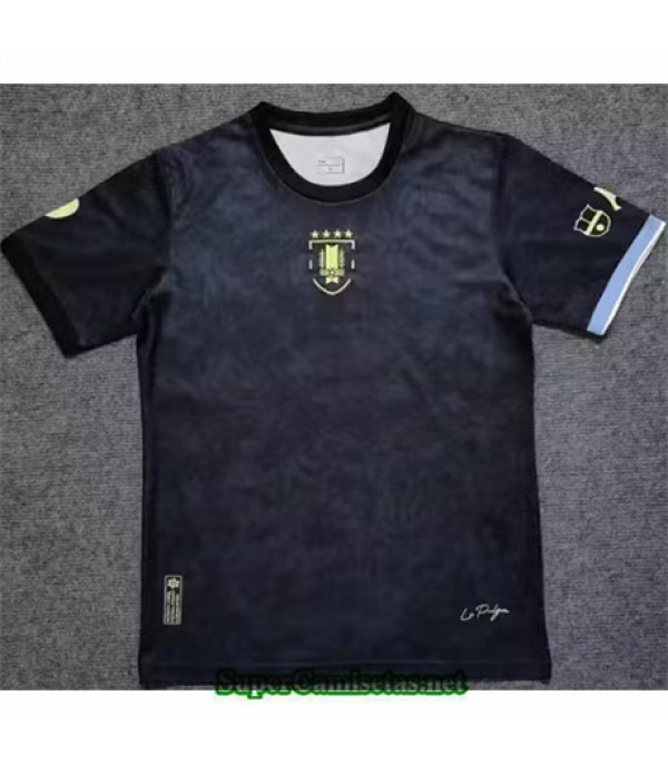 Tailandia Equipacion Camiseta Uruguay Negro 2024