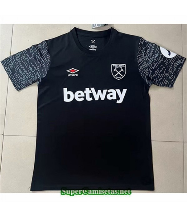 Tailandia Equipacion Camiseta West Ham Negro 2024