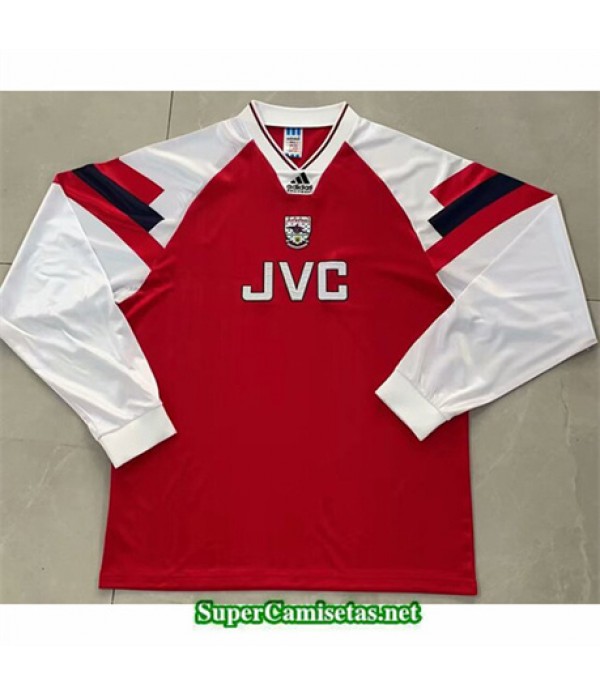 Tailandia Primera Equipacion Camiseta Arsenal Manga Larga Hombre 1992 94