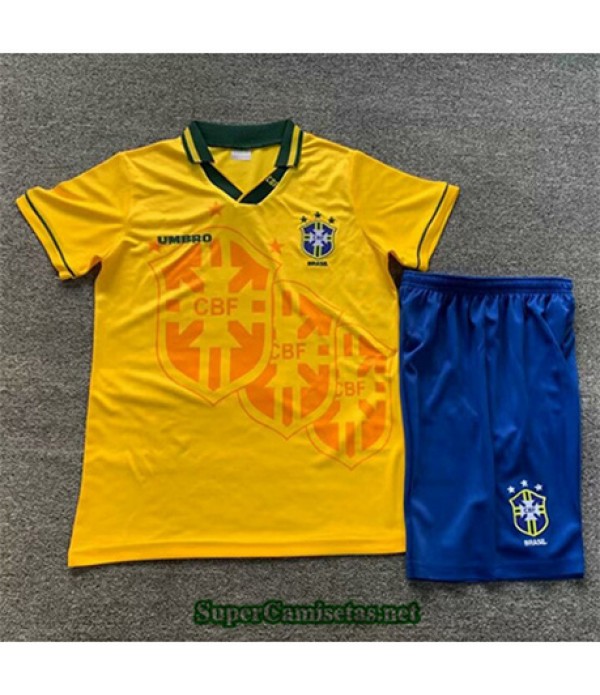 Tailandia Primera Equipacion Camiseta Brasil Niño 1994