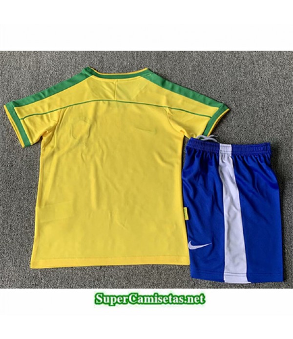 Tailandia Primera Equipacion Camiseta Brasil Niño 1998