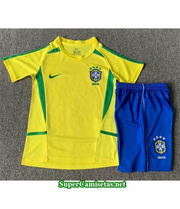 Tailandia Primera Equipacion Camiseta Brasil Niño 2002